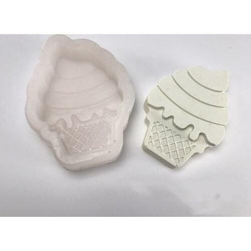 Small Ice Cream Silicone Mold Cake Decoration Molds Clay Plaster Mould Bakeware Cake Baking Tools