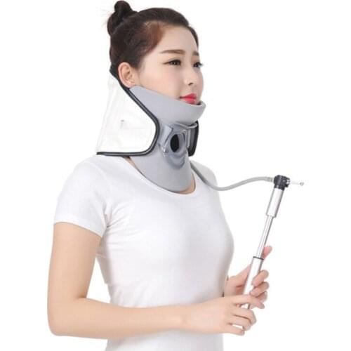Household equipment health care massage device nursing care neck cervical traction device inflatable collar