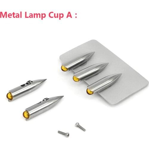 ​ Metal LESU 3MM Lamp Cup A/B for 1/14 TAMIYA RC King Tractor Truck Car Model DIY Upgrade Part