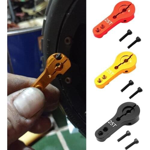 25T Metal Servo Arm Upgraded Version HSP Double Hole Locking Digital Swing Arm With Lock RC Car Parts Accessories Drophipping