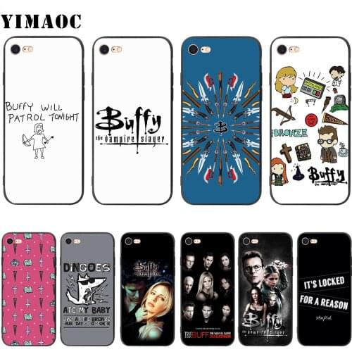 YIMAOC Buffy The Vampire Slayer Soft Silicone Case for iPhone 11 Pro XS Max XR X 8 7 6 6S Plus 5 5s se