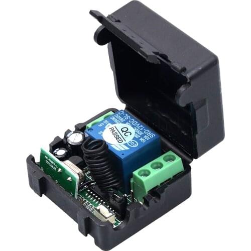 Newest Hot Wireless Universal Remote Control DC 12V Button RF switch system 433MHz Telecomando Transmitter Receiver