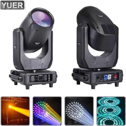 NEW 260W Zoom Strobe Patterm Beam Dyeing Moving Head Light DMX512 Music Control DJ Stage Party Prom Bar Club Light Shows Indoor