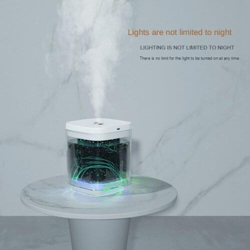 New USB Rechargeable Large Capacity Projection Colorful Night Light Home Desktop Humidifier Diffuser Aroma Diffuser