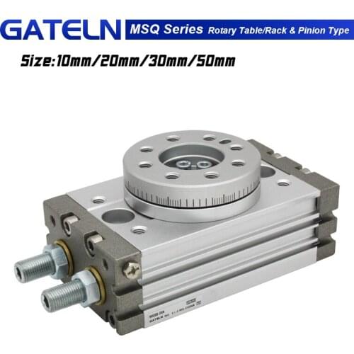 SMC Type Rotary Pneumatic Cylinder MSQB10A MSQB20A MSQB30R MSQB50R MSQA10A MSQA20A MSQA30R MSQB50R Adjustable 0-190 degrees