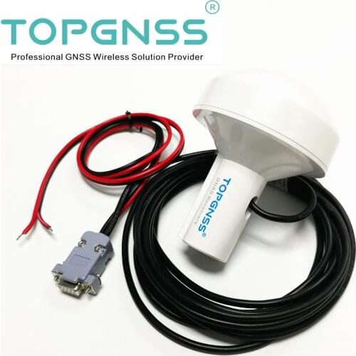 TOPGNSS marine GPS receiver GLONASS antenna module 12V -24 RS232 baud rate 4800bps,NMEA0183 protocol,boat ,Mushroom housing
