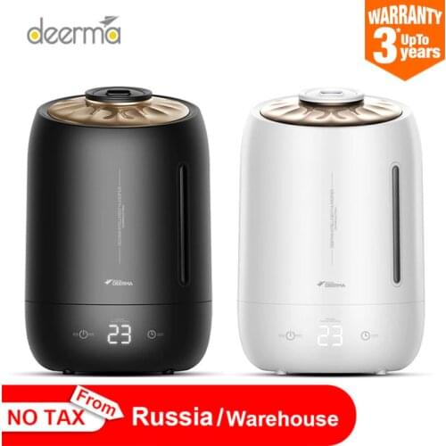 Deerma 5l Air Home Ultrasonic Humidifier Touch Version Air Purifying For Air-conditioned Rooms Office Household D5