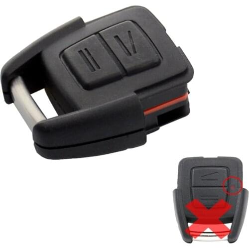 OkeyTech 2 Buttons Smart Remote Replace Car Key Shell For Opel Vauxhall Vectra Astra Omega Signum Fob Replacement Car Key Case