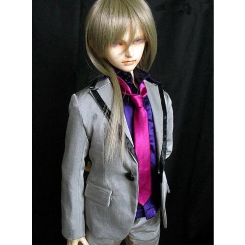 [wamami] 507# Silver Suit/Outfit For 1/4 MSD 1/3 SD DZ SD17 DZ70 BJD Boy Dollfie