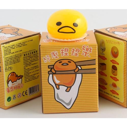 Funny Egg Custard Vomit Puke Stress Relief Funny Toys Novelty Gag Toy Practical Jokes Anti Stress Vomiting Egg Gags & Practical