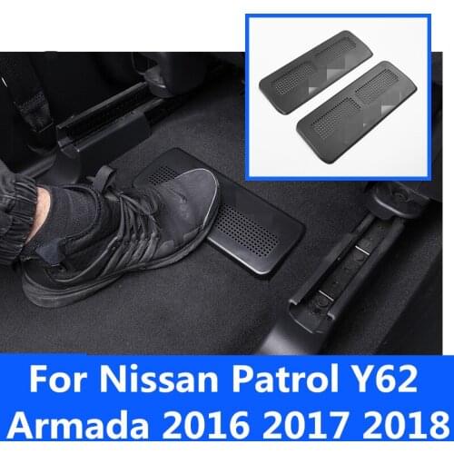 For Nissan Patrol Y62 Armada 2016-2018 Air outlet Protective cover Back row Seat air conditioning dust-proof Anti-blocking cover