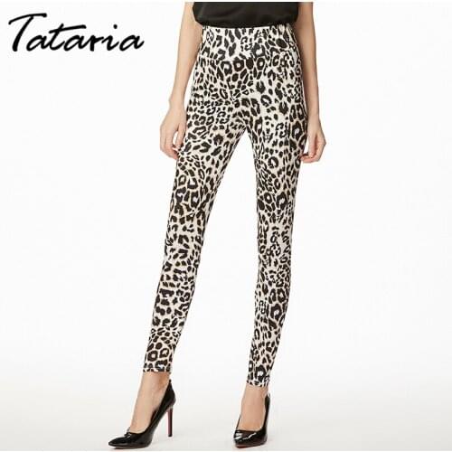 Tataria Womens leopard High Waist leggings Sexy Pants 2020 Womens Multicolor Push Up Leggings For Women Highstreet Legging