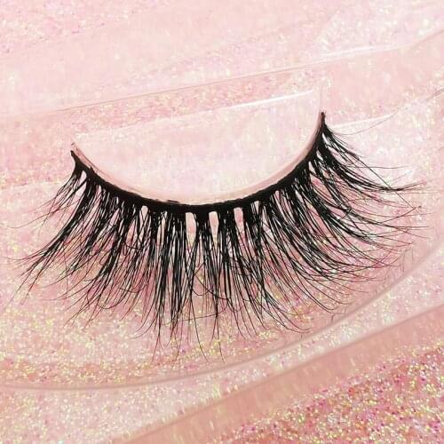 1 pair 3D mink eyelashes natural handmade false eye lashes eyelash extension eyelashes for beauty #500