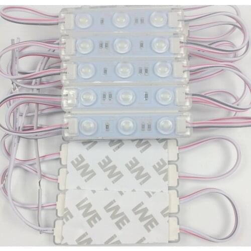 100pcs/lot Injection LED Module 2835 1.5W DC12V Waterproof IP65 Cool white/warm white/Red/Green/Blue/Yellow Color for LED Sign
