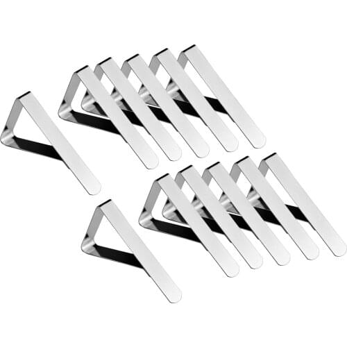 12x Tablecloth Clips Picnic Wedding Table Cover Clamps Table Skirt Cloth Holder