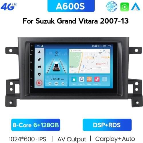 Wireless Carplay 6G For Suzuki Grand Vitara 3 2005 - 2015 Car Radio Multimedia Video Player Navigation GPS Android BT 2din 2 Din