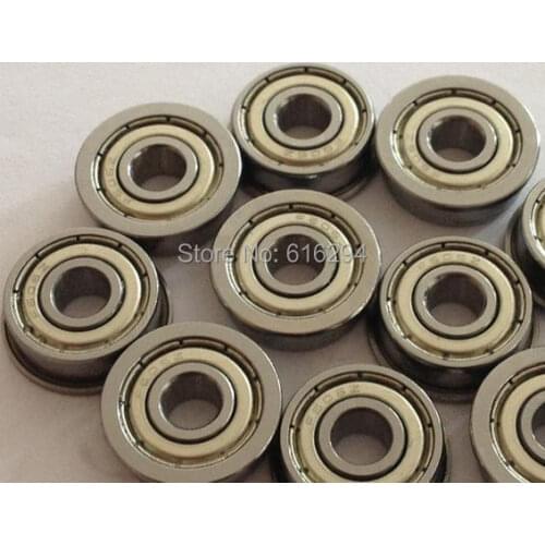 Free shipping --- 10PCS F606ZZ flanged ball bearings F606ZZ (6 * 17 * 6mm) with a side bearing flange