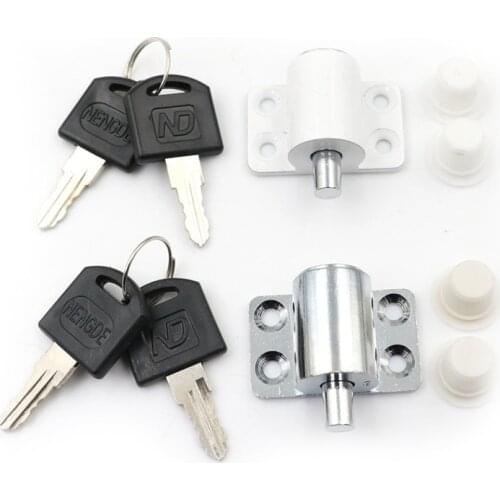 Security Child Sliding Door Patio Window Bolt Locking Catch Push Lock happy