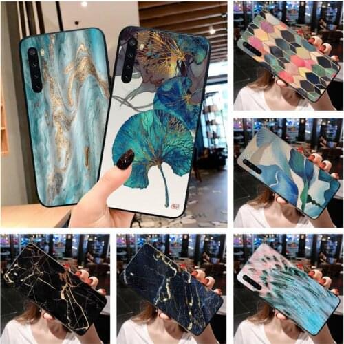 Ottwn Marble Stone Texture Phone Case for Xiaomi Mi Note 10 Lite Mi 9T Pro xiaomi 10 10 CC9 Pro