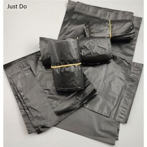 22cm Black Plastic Envelopes Packaging Shipping Bags Matte Black Mailing Envelope Bags for Postal Delivery Package