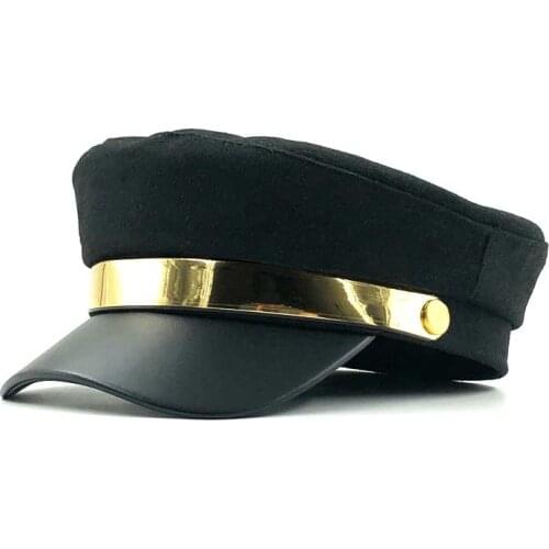 Hot Autumn Octagonal Hats For Women Flat Military Baseball Cap Ladies Solid Caps Women Casual Girls Berets Hat