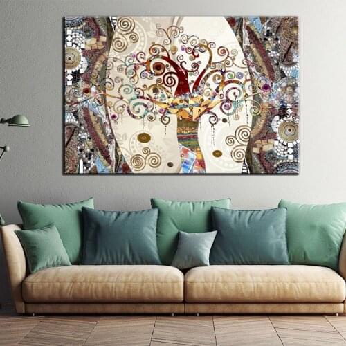 Tree of Life Canvas Painting Wall Art Prints Posters Classical Abstract Oil Paintings For Living Room Unframed