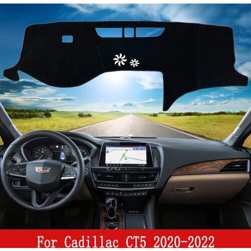 Avoid Light Dashboard Cover Dash Mat Pad Custom for Cadillac CT5 CT5-V 2020 2021 2022 Cape Sunshade Non-slip Visor Accessories