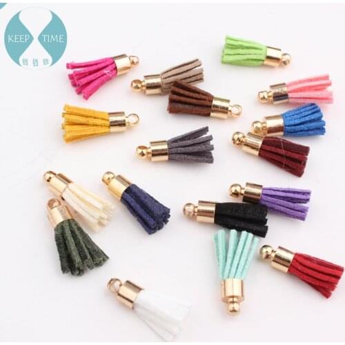 Small South Korea velvet fringe short ears handmade jewelry material DIY Keychain hanging pendant mobile phone bag