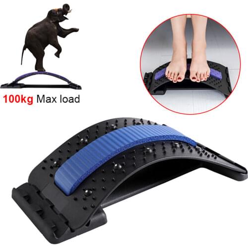 Back Massager Magic Stretcher Lumbar Support Equipment Home Fitness Relaxation Massage Tool Relieve Mate Spine Pain Chiropractor