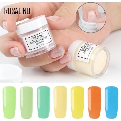 Nail Dipping Powder Set Nail Art Decoration Crystal Shiny Manicure Glitter Powder Simple And Fast Nails Accesorios -VL16