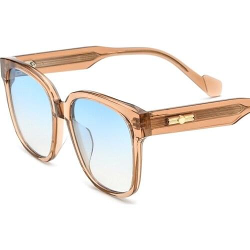 New gmV sunglasses female Korean version tide big frame slim sunglasses mens customized myopia glasses online celebrity