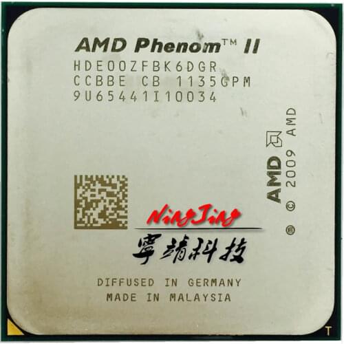 AMD Phenom II X6 1100T 1100 3.3 GHz Six Core CPU Processor HDE00ZFBK6DGR Socket AM3