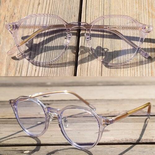 Vintage Reading Glasses Acetate Eyeglass Light Full Rim Unisex Men Women +75 100 150 175 200 250 325 350 375 +600