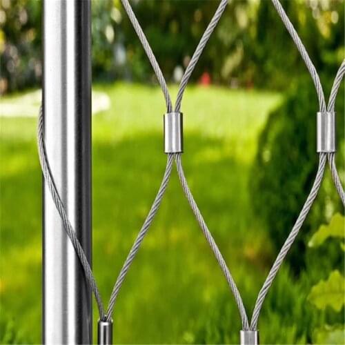 Factory Price Flexible Stainless Steel Wire Rope Mesh Cable Webnet For Balustrade Or Railing
