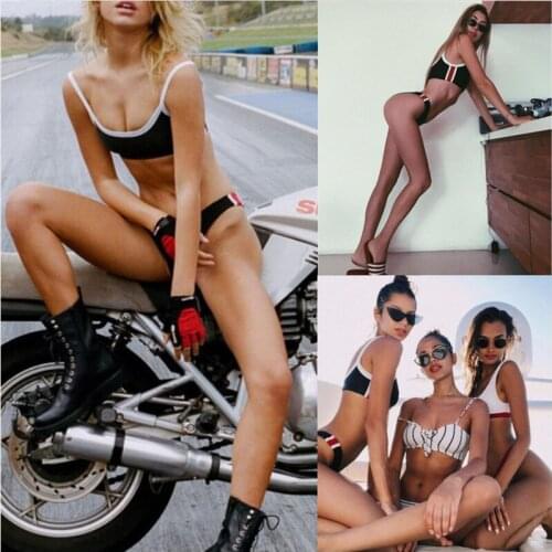 Meihuida wimwear Women Bikini 2019 Women Bikini Set Bandage Swimsuit Swimwear Push-up Padded Bra Bathing Suit Beach Clothings