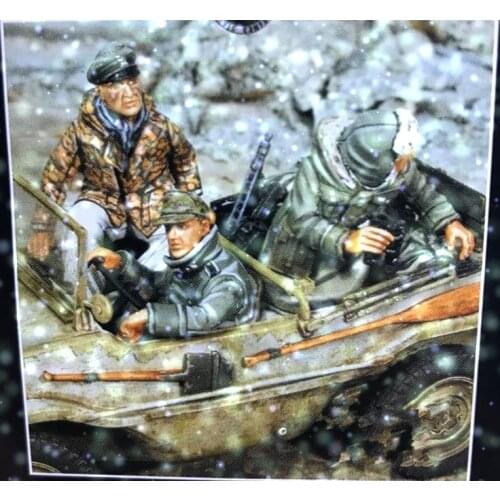 1/35 Resin Figure Model Kit Unassambled Unpainted 478(NO CAR)