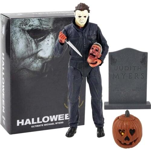 19cm NECA Halloween Ultimate Michael Myers Action Figure Joints Moveable PVC Collectible Model Toy