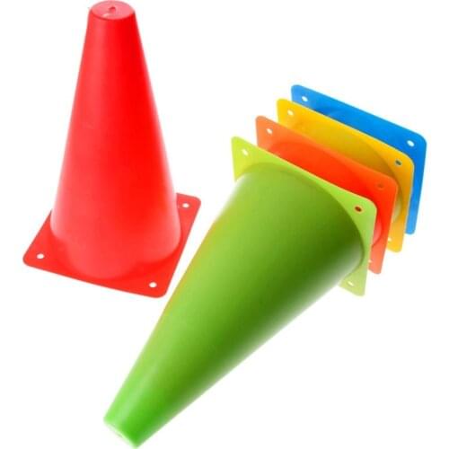 23cm Sports Agility Cone Marker Cones Road Traffic Speed Marker Safety Soccer Football Training Marker Red/Yellow/Blue/Green 1pc