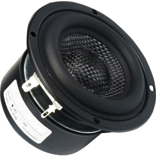 3 inch 4ohm/8ohmSubwoofer Speaker 25W Woofer HIFI Speaker Unit Glass Fiber Woven Basin Low Frequency Power Subwoofer Speaker