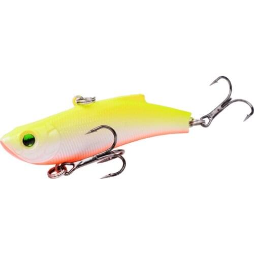 7pcs Sinking Vibration Vib Fishing Lures 7cm 18g Hard Baits Artificial VIB All Depth Winter ICE Fishing Lure Bass Pike Tackle