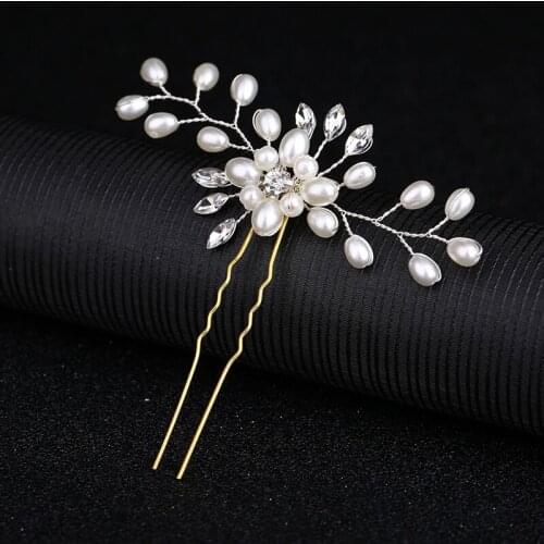Festival Wedding Hair Accessories Bridal Hair Stick Floral Hairpin Beautiful Headdress Plait Hair Clip Vine Accessories