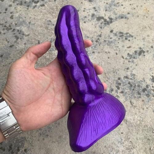 20cm Long Anal Dildo Silicone Big Buttplug Anal Vaginal Dilator G spot Stimulator Simulation Animal Penis Sex Toys for Women Men