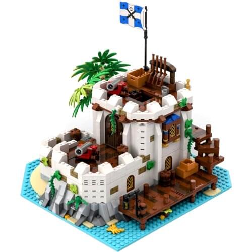 Authorized 1451Pcs Imperial Fortified Outpost MOC-79638 Castle Building Blocks Model Kits Compatible 21322 (Designed By Llucky)
