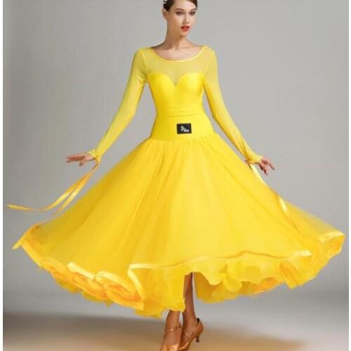 Ballroom dress waltz dress rumba standard smooth dance dresses S7007 Ballroom dance competition dress red wine red blue black