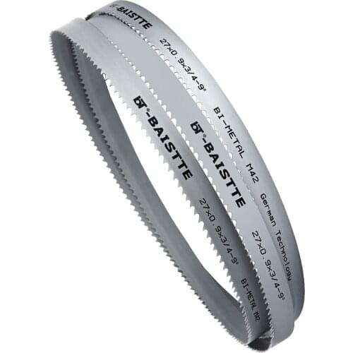 M42 Bi-Metal Band Saw Blades 2720 x 27 x 0.9mm x 6/10Tpi