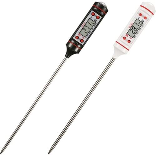 Kitchen Digital BBQ Baking Food Thermometer Meat Cake Candy Fry Grill Dinning Household Cooking Thermometer Gauges with Battery