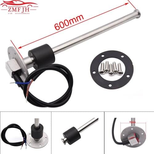 Boat Car Fuel Level Sensor 0~190 ohm/240~33 ohm Fuel Sender Unit Water Level Sensors with 125mm 200mm 250mm 300mm 400mm 600mm