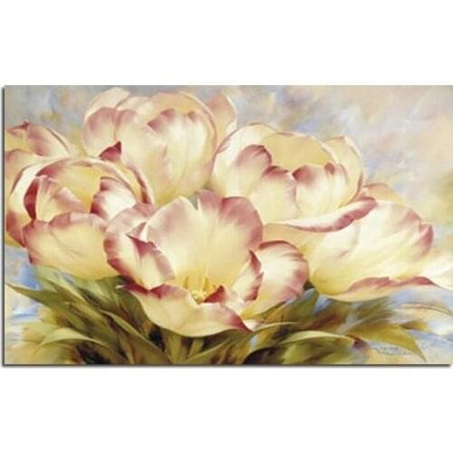 3D The Tulip 15x25cm DIY Painting Square Diamond Embroidery Painting Home Decor Picture Mural Needlework Cross-Stitch