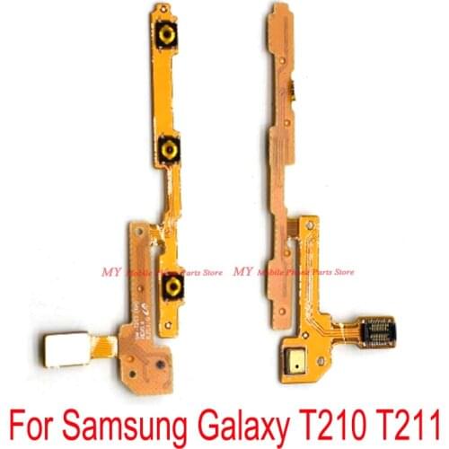Power ON OFF Volume Up Down Side Button Flex Cable For Samsung Galaxy Tab3 7.0 T211 T210 Power Volume Side Keypads Repair Parts