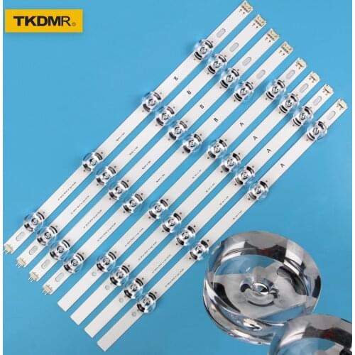 New Kit 8 PCS LED Backlight strip For LG 40LF630V 40LF570V INNOTEK 40 DRT4.0 DRT 4.0 3.0 40 inch A B SVL400 6916L-0885A 0884A